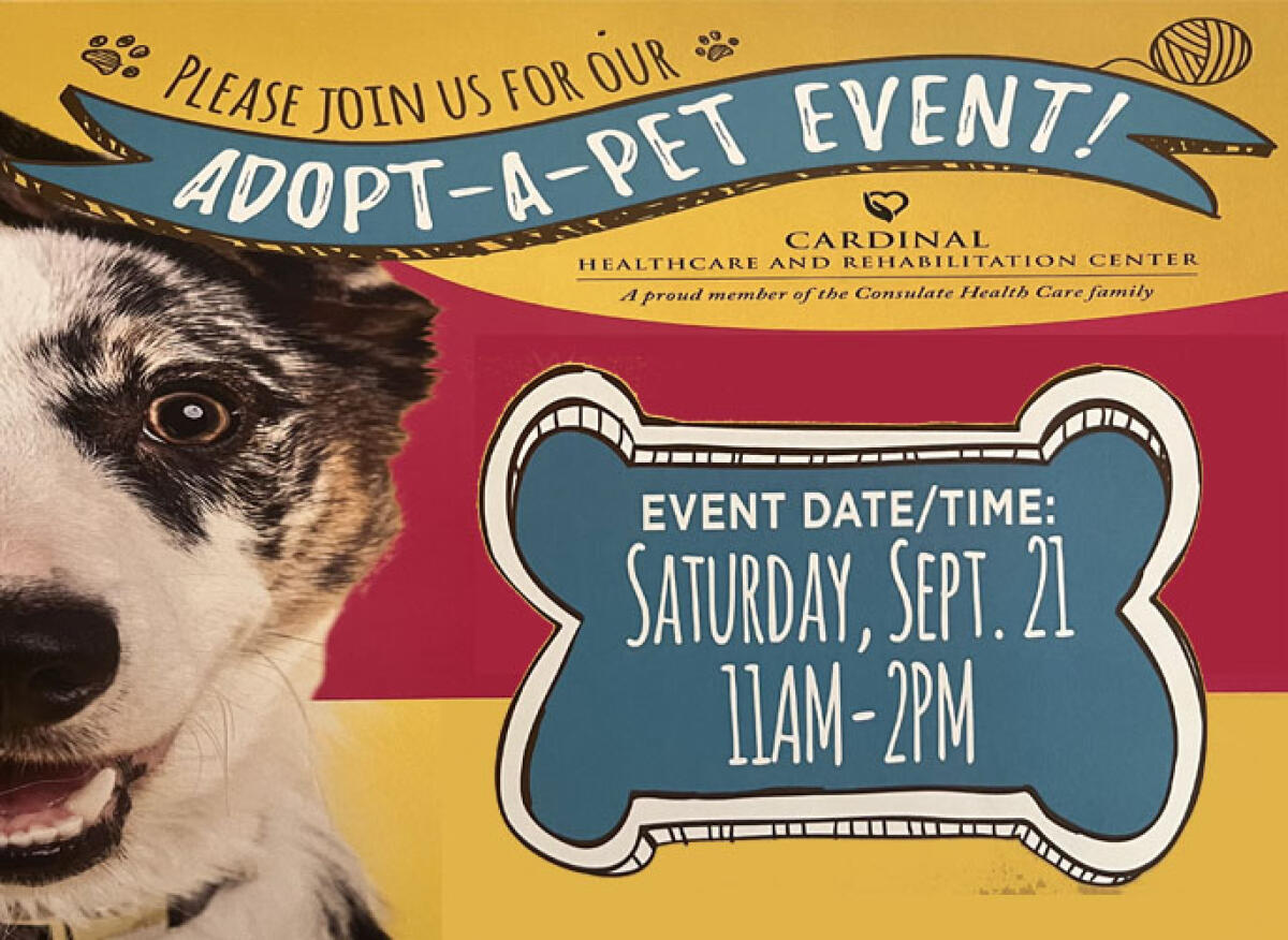 Adopt-A-Pet Event At Cardinal Healthcare Sept. 21