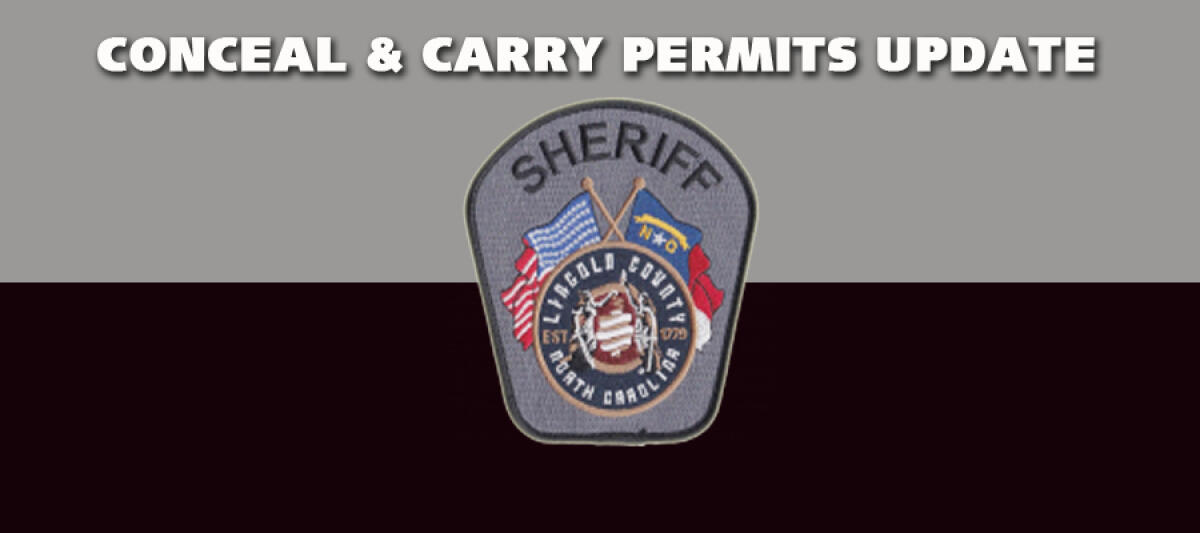 Expired Concealed Carry Permits Sept. 25 – Dec. 31 Extended