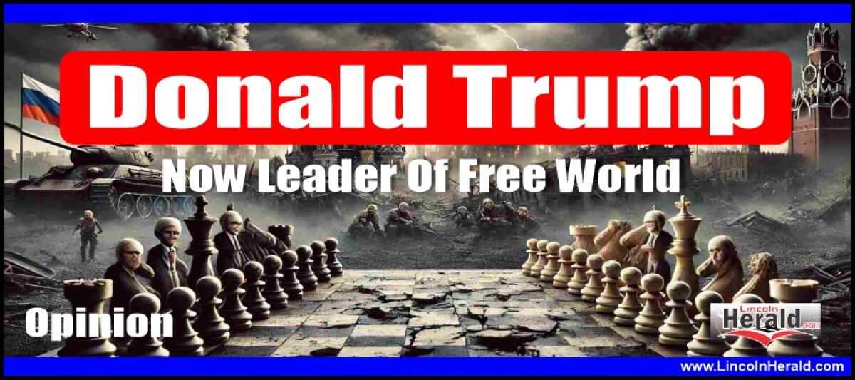 Donald Trump now leader of free world