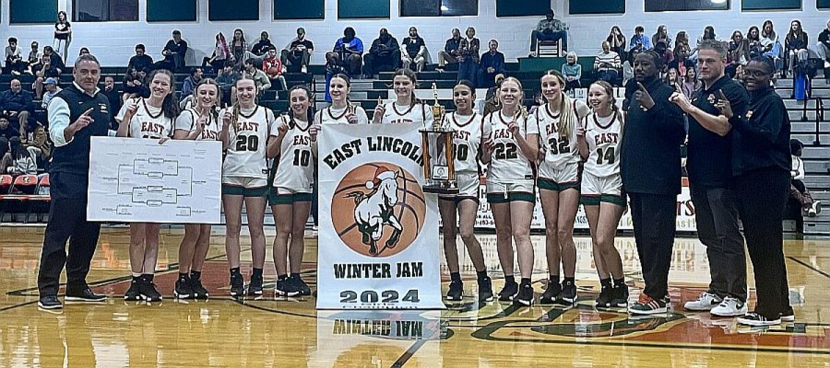 East Lincoln Lady Mustangs Win Winter Jam