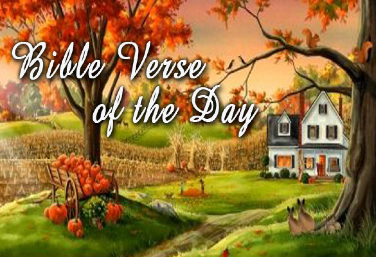 Bible Verse Of The Day November 28 - Joel 2:12