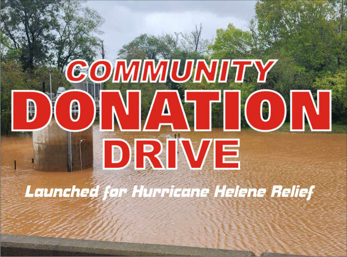 Community Donation Drive Launched for Hurricane Helene Relief