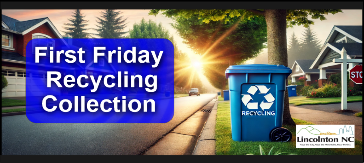 First Friday Recycling Collection Set for Tomorrow