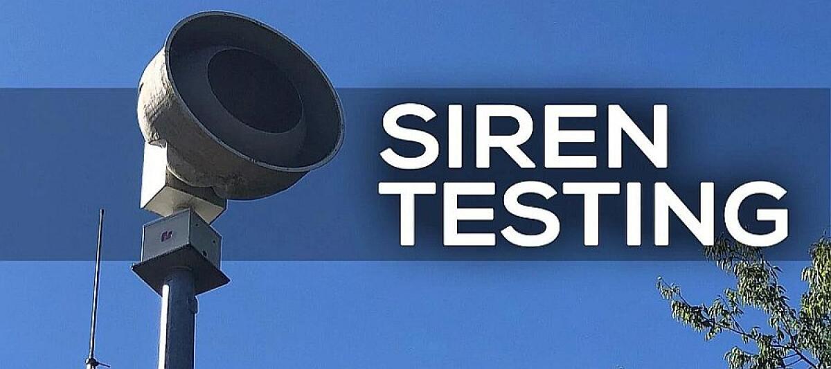 Siren Test Around Catawba & McGuire Nuclear Stations January 8