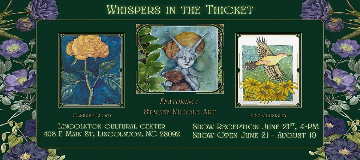 “Whispers in the Thicket” exhibition starts Saturday