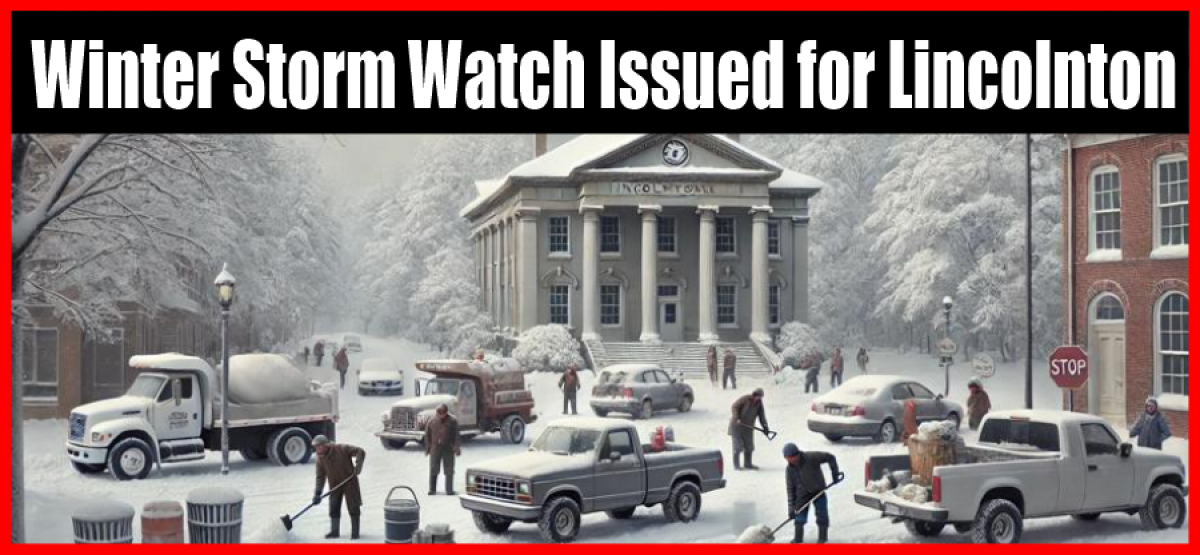 Winter Storm Watch Issued for Lincolnton: Prepare for Snow and Ice